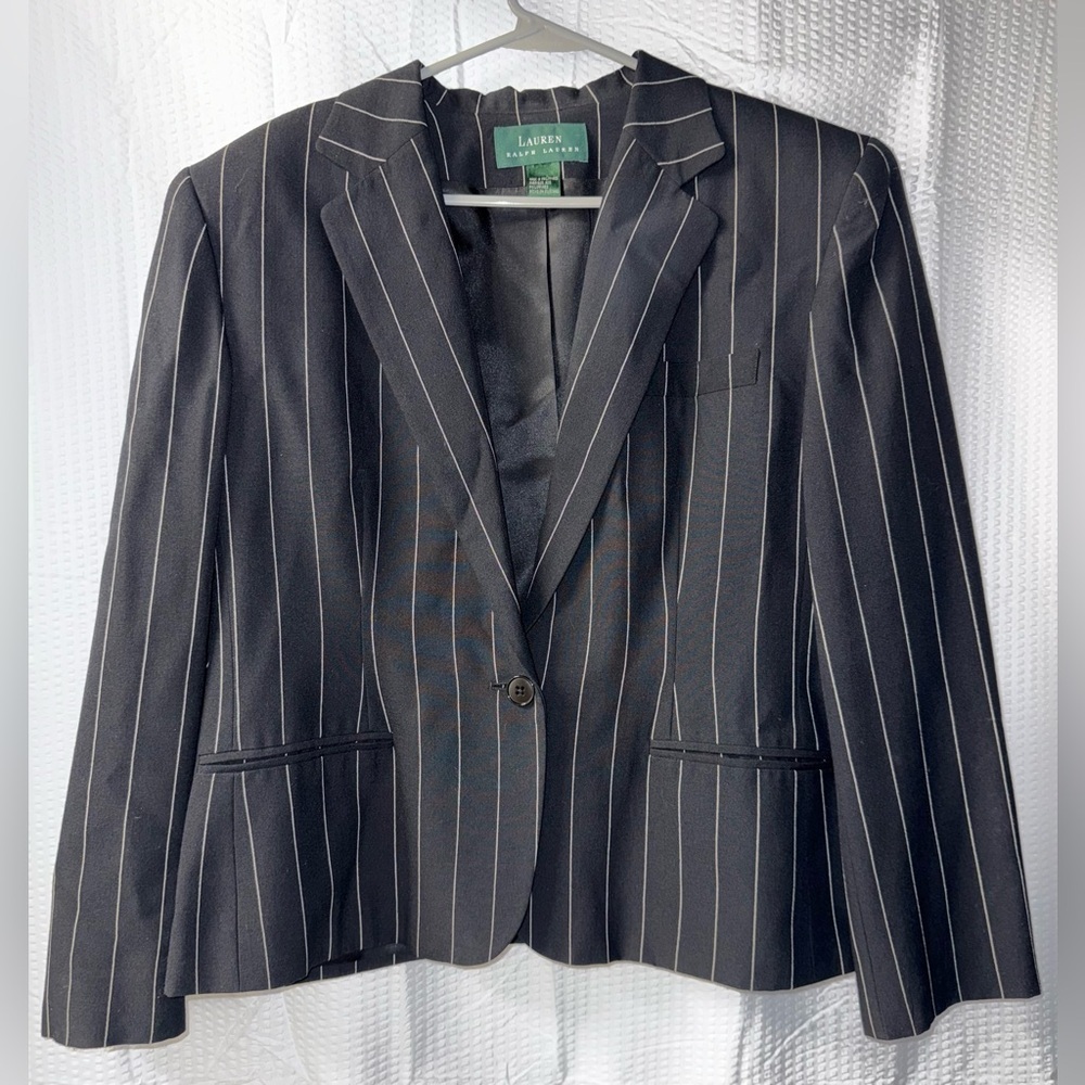 Lauren Ralph Lauren Stripped Blazer Size 12